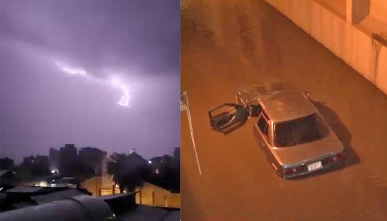 Intensa lluvia con tormenta eléctrica en Cochabamba deja zonas inundadas y vehículos atrapados  Intensa lluvia con tormenta eléctrica en Cochabamba deja zonas inundadas y vehículos atrapados