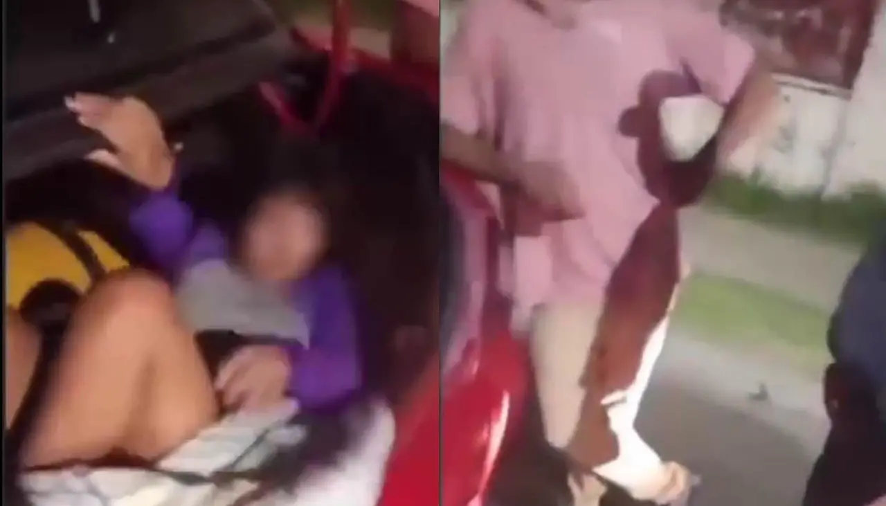 Video: Policía descubre a la ‘novia celosa’ de un taxista escondida en el maletero para “vigilarlo” Video: Policía descubre a la ‘novia celosa’ de un taxista escondida en el maletero para “vigilarlo”
