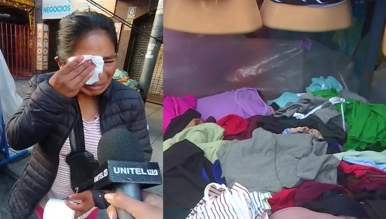 Madre de cinco hijas sufre el robo de su mercadería valuada en Bs 14.000 Madre de cinco hijas sufre el robo de su mercadería valuada en Bs 14.000