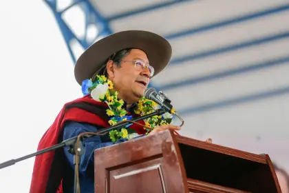 “Nos vamos con el deber cumplido”: Arce acusa al Legislativo de “estrangular” su gestión y “asfixiar” a los bolivianos “Nos vamos con el deber cumplido”: Arce acusa al Legislativo de “estrangular” su gestión y “asfixiar” a los bolivianos