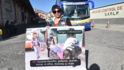Al menos 11 personas fueron dopadas en viajes de Oruro a La Paz; las terminales activan una campaña de prevención