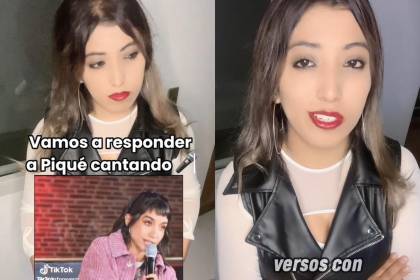 Cantante boliviana se viraliza por responder a Piqué con unos versos