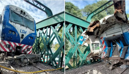 Decenas de heridos tras el choque de un tren con una locomotora en Buenos Aires