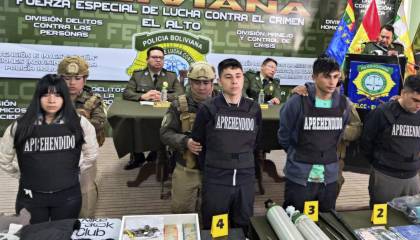 Sujetos involucrados en el robo a una entidad financiera en El Alto son enviados a Chonchocoro