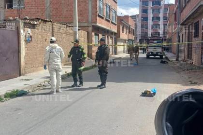 Una mujer muere tras ser apuñalada luego de una pelea en la zona de Pampahasi, en La Paz 