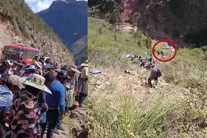 Accidente en la ruta Quillacollo-Morochata: un bus con pasajeros se embarranca y deja fallecidos y heridos Accidente en la ruta Quillacollo-Morochata: un bus con pasajeros se embarranca y deja fallecidos y heridos