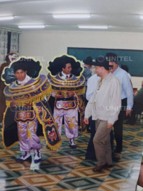 Robert Prevost en las actividades de formación de los estudiantes. Robert Prevost en las actividades de formación de los estudiantes.