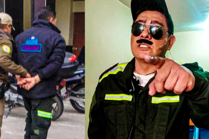 ”La indumentaria no tiene membrete de la Policía”, dice actor tras la aprehensión de humorista en La Paz 