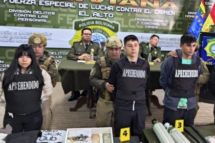 Sujetos involucrados en el robo a una entidad financiera en El Alto son enviados a Chonchocoro