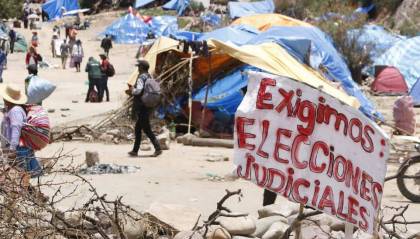 Bolivia enfrentó 103 conflictos en el primer trimestre; destacan los bloqueos por los comicios judiciales y la autoprórroga