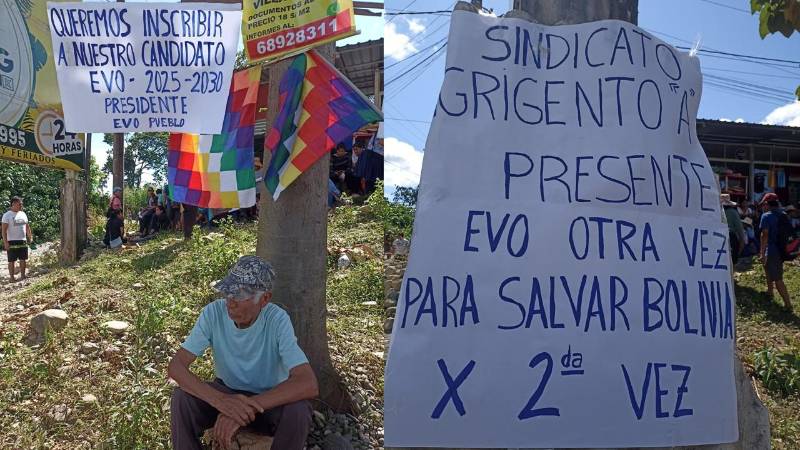 Los comunarios se encuentran en vigilia. Los comunarios se encuentran en vigilia.