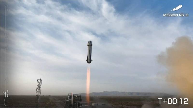 Así fue el despegue del vuelo NS-31 de Blue Origin New Shepard. Así fue el despegue del vuelo NS-31 de Blue Origin New Shepard.