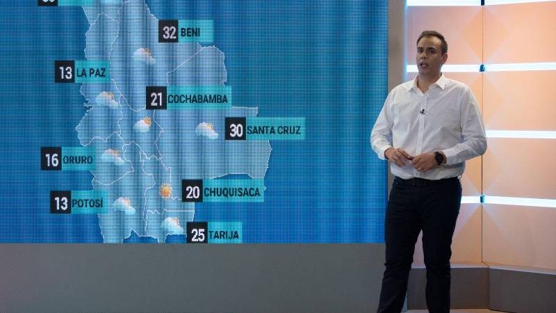 Carlos Gongora presenta los datos del clima Carlos Gongora presenta los datos del clima