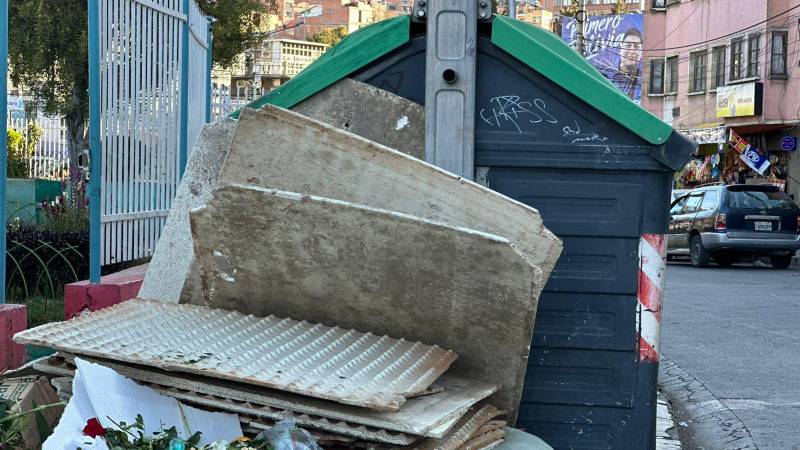 Acumulación de basura en La Paz Acumulación de basura en La Paz