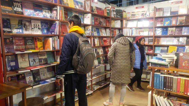 La feria del libro de La Paz. La feria del libro de La Paz.