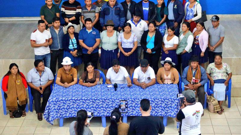 La cúpula evista ratificó que se buscará la inscripción de Evo Morales como candidato presidencial La cúpula evista ratificó que se buscará la inscripción de Evo Morales como candidato presidencial