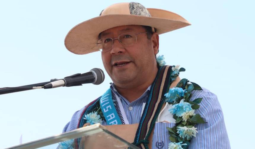 Arce asiste al congreso masista en Tarija, declarado ilegal por los evistas, y dijo que “nadie puede creerse dueño del MAS”