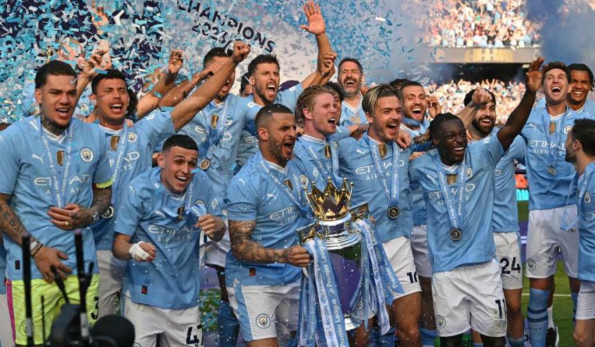 Manchester City se consagra campeón de la Premier League por cuarto año consecutivo