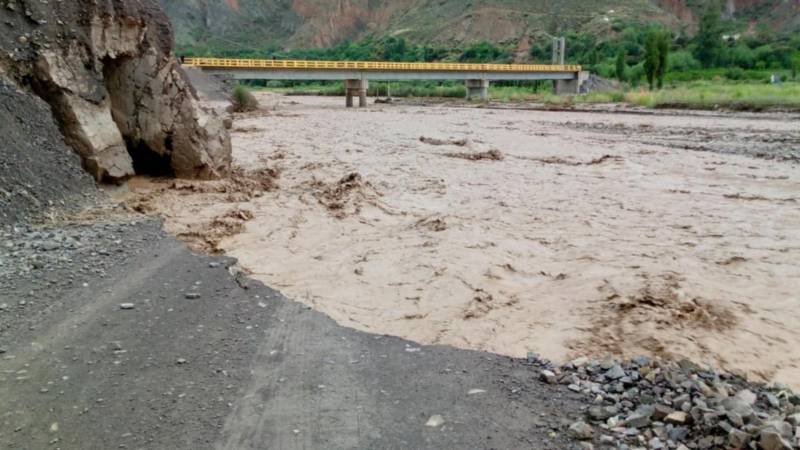 El caminó terminó afectado en Luribay 