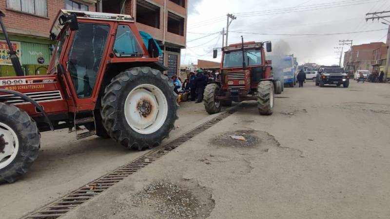 Tractores en busca de diésel 