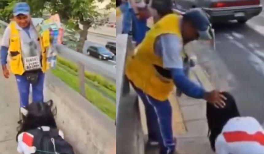 Joven japonesa se arrodilló ante un vendedor ambulante para pedirle disculpa por confundirlo con un estafador