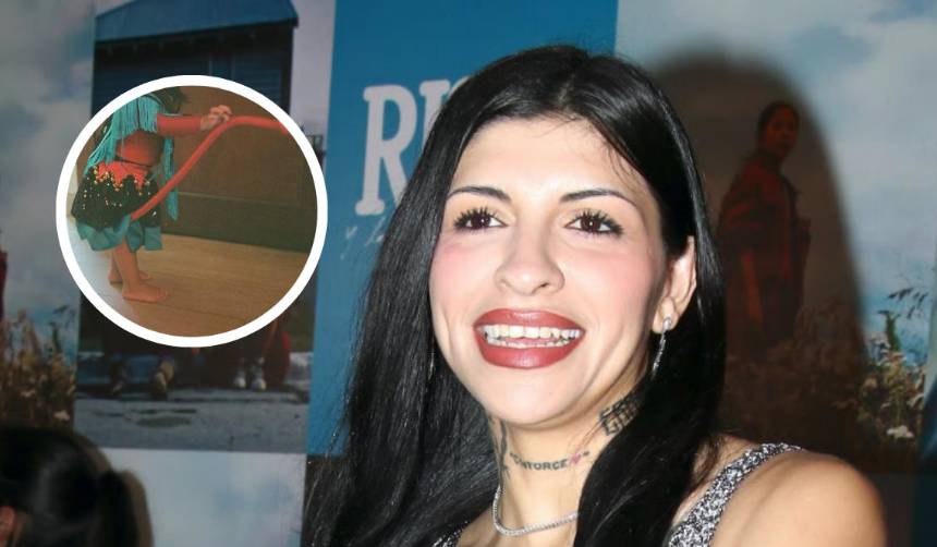 Cazzu enternece las redes con el look de carnaval de Inti