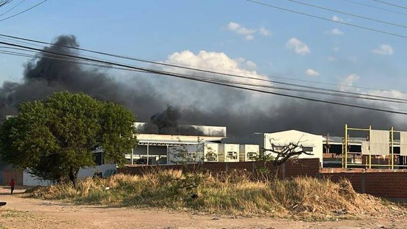 El humo se observaba desde distintas zonas