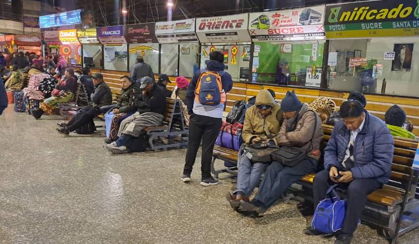 Conozca el horario de salida de los últimos buses de la Terminal de Cochabamba antes de las elecciones