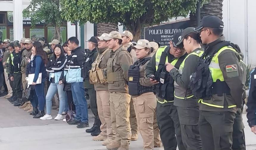 Activan plan de seguridad interinstitucional en la víspera a la Festividad de Urkupiña
