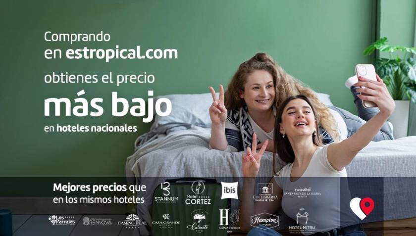 ¡El Truco para pagar menos en tus noches de hospedaje en hoteles dentro de Bolivia: estropical.com! 