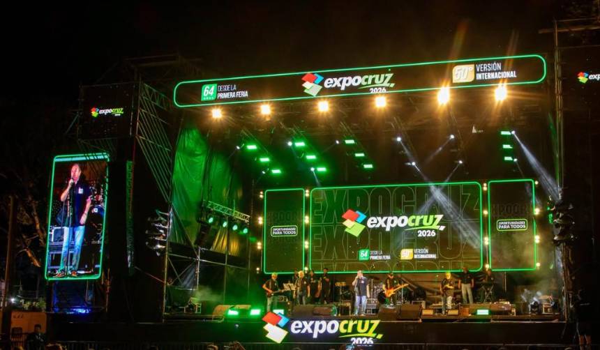 Estos son los artistas que el domingo cerrarán con broche de oro Expocruz 2026