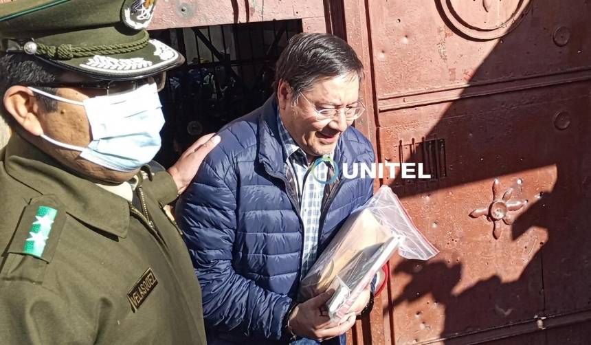 Rechazan cesación de la detención preventiva y Luis Arce seguirá en la cárcel; juez autoriza atención médica