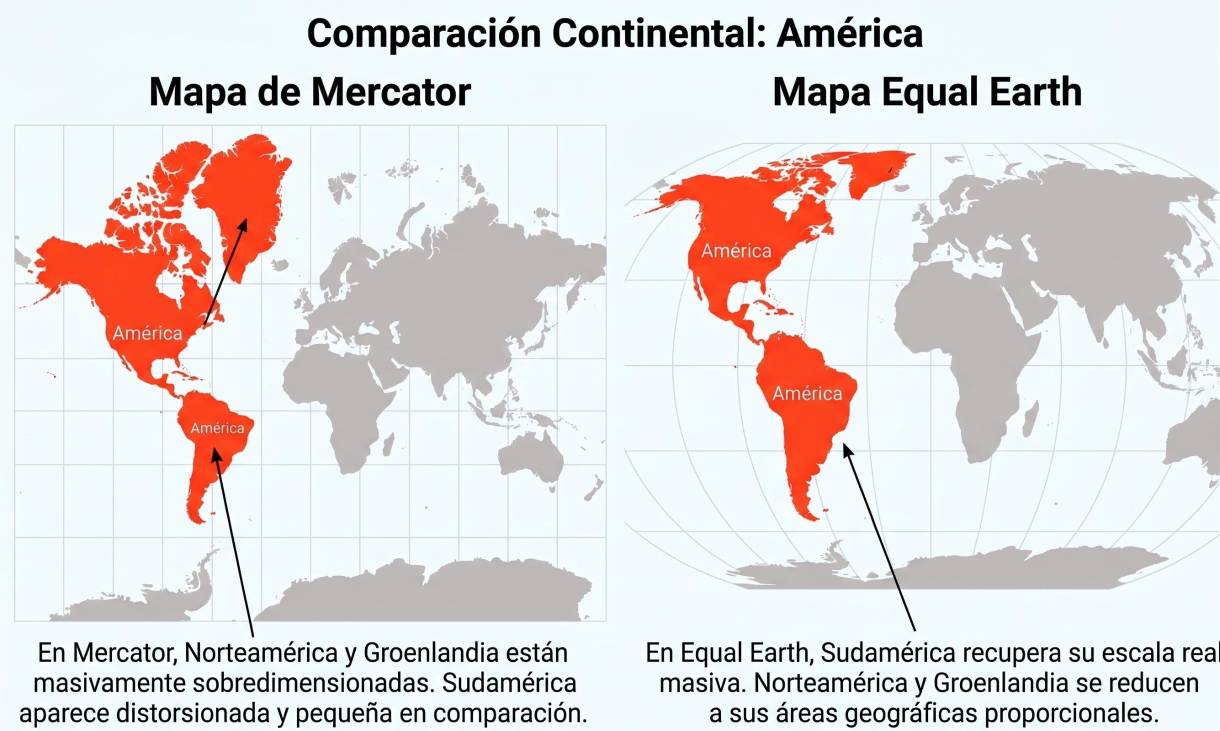 ONU aprueba un nuevo mapa mundial para corregir “distorsiones” 