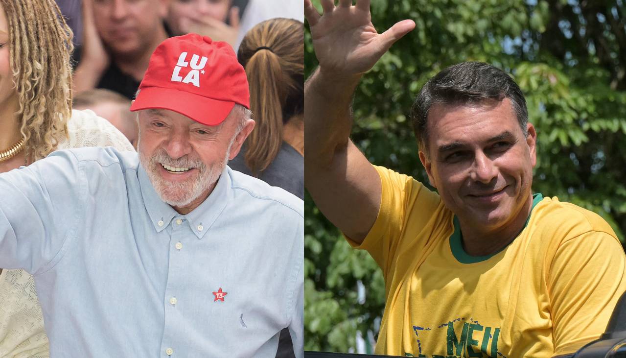 Lula y Flávio Bolsonaro cierran campaña en Brasil antes de apretadas elecciones
