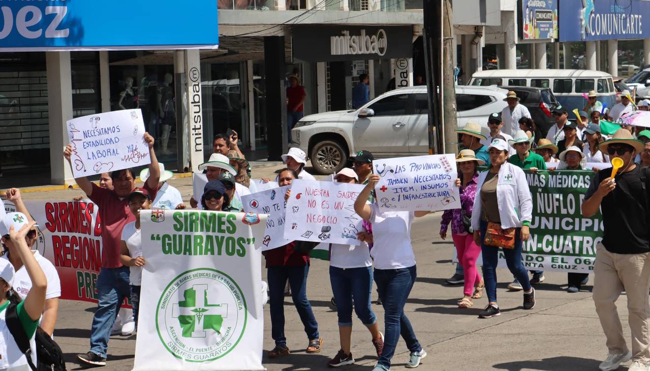 Santa Cruz: Trabajadores de salud anuncian paro indefinido desde el 24 de febrero