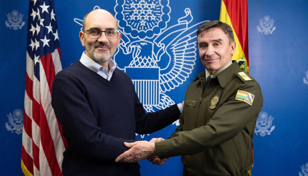 Sokol se reúne con el Encargado de Negocios de EEUU en Bolivia