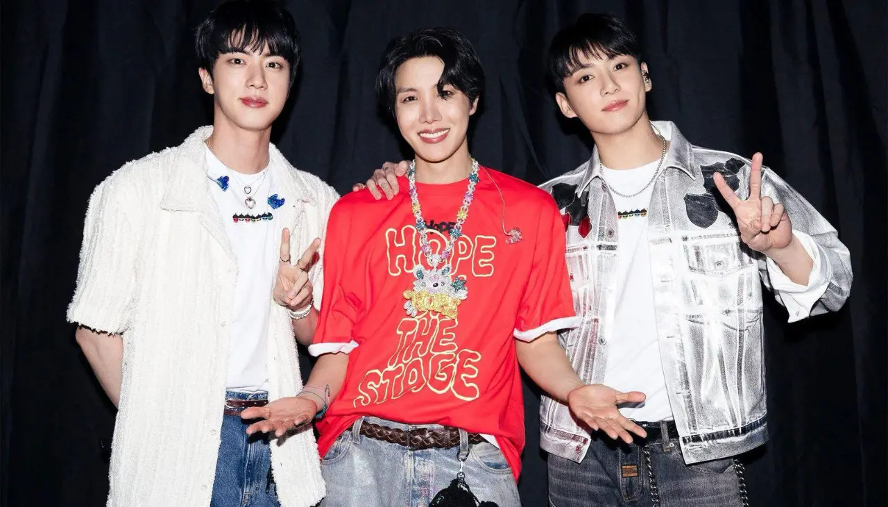 Jin y Jungkook reaparecen junto a J-Hope en un concierto que aviva el regreso de BTS