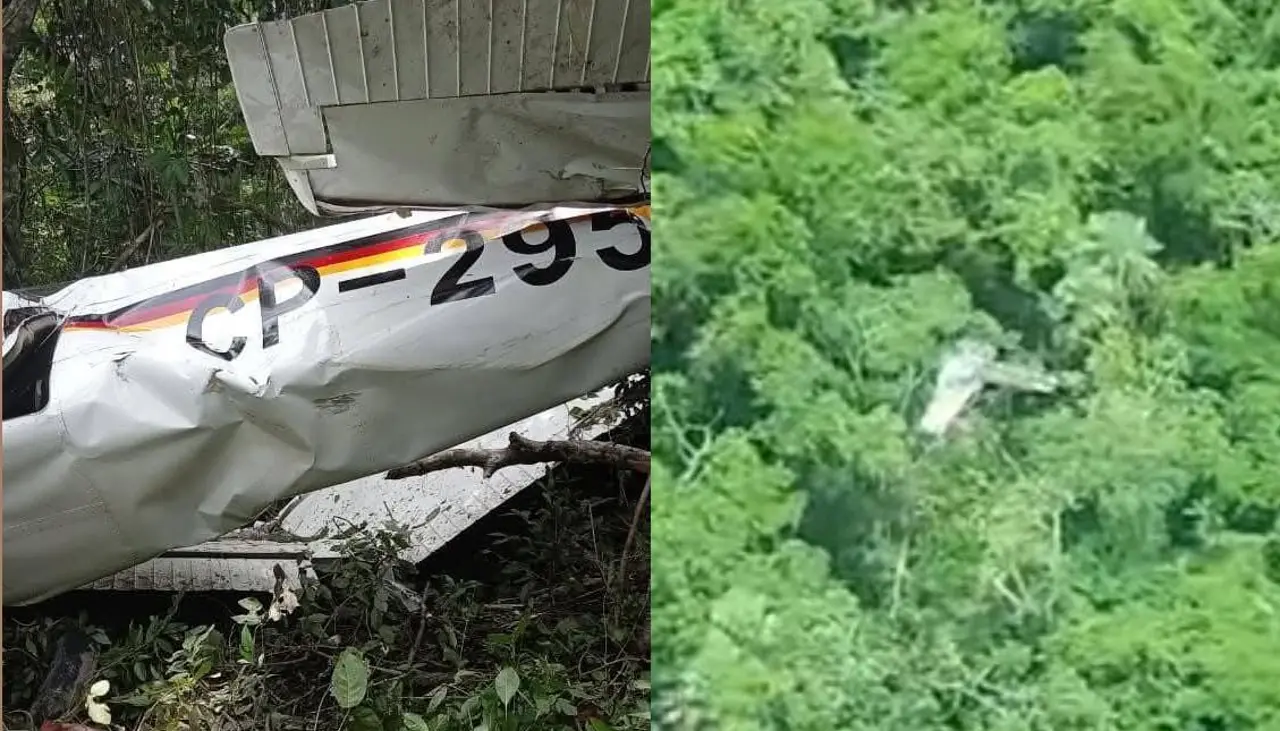 Dos sobrevivientes tras un “aterrizaje forzoso” en Trinidad y se coordina su rescate