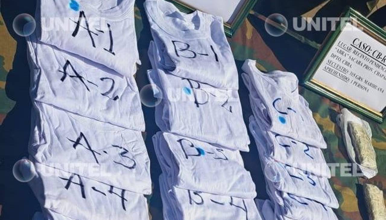 Cochabamba: Incautan 5 kilos de cocaína impregnados en 26 ‘narcopoleras’