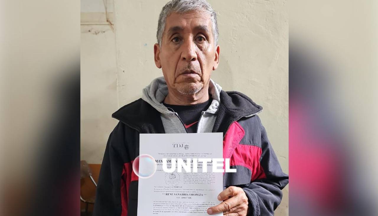 Aprehenden por un caso de narcotráfico a René Sanabria, otro exjefe jefe antidrogas de Evo Morales