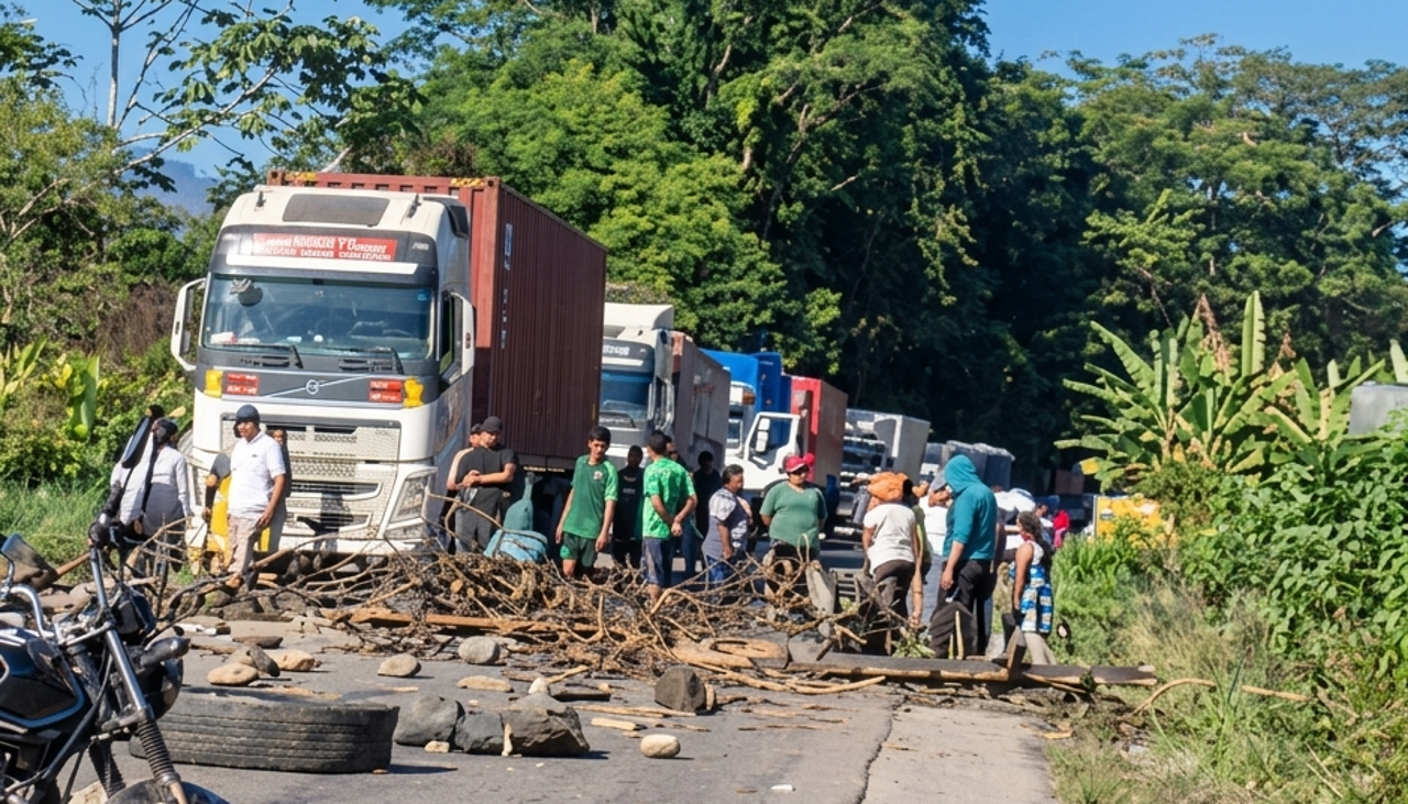 Pobladores de Cristal Mayu levantan el bloqueo de la carretera Cochabamba-Santa Cruz