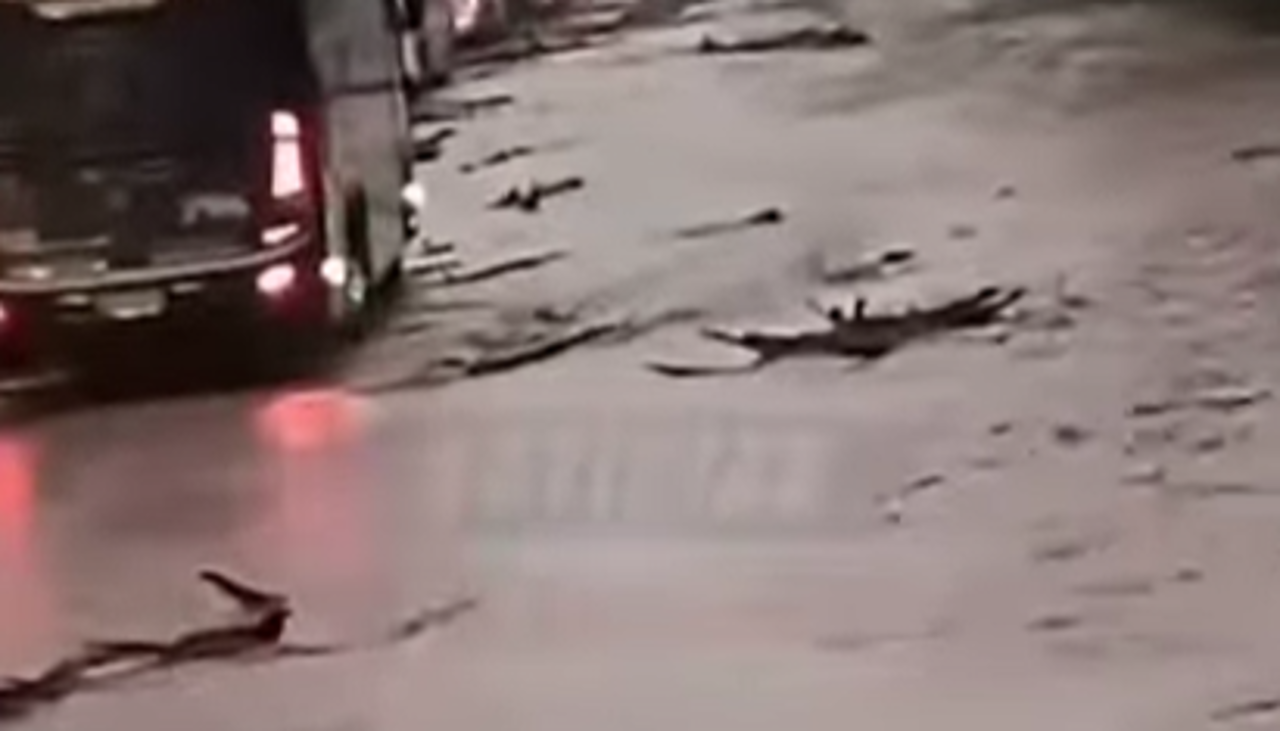 Tarija: Intensas lluvias dejan buses atrapados en la carretera y provocan el cierre de vías