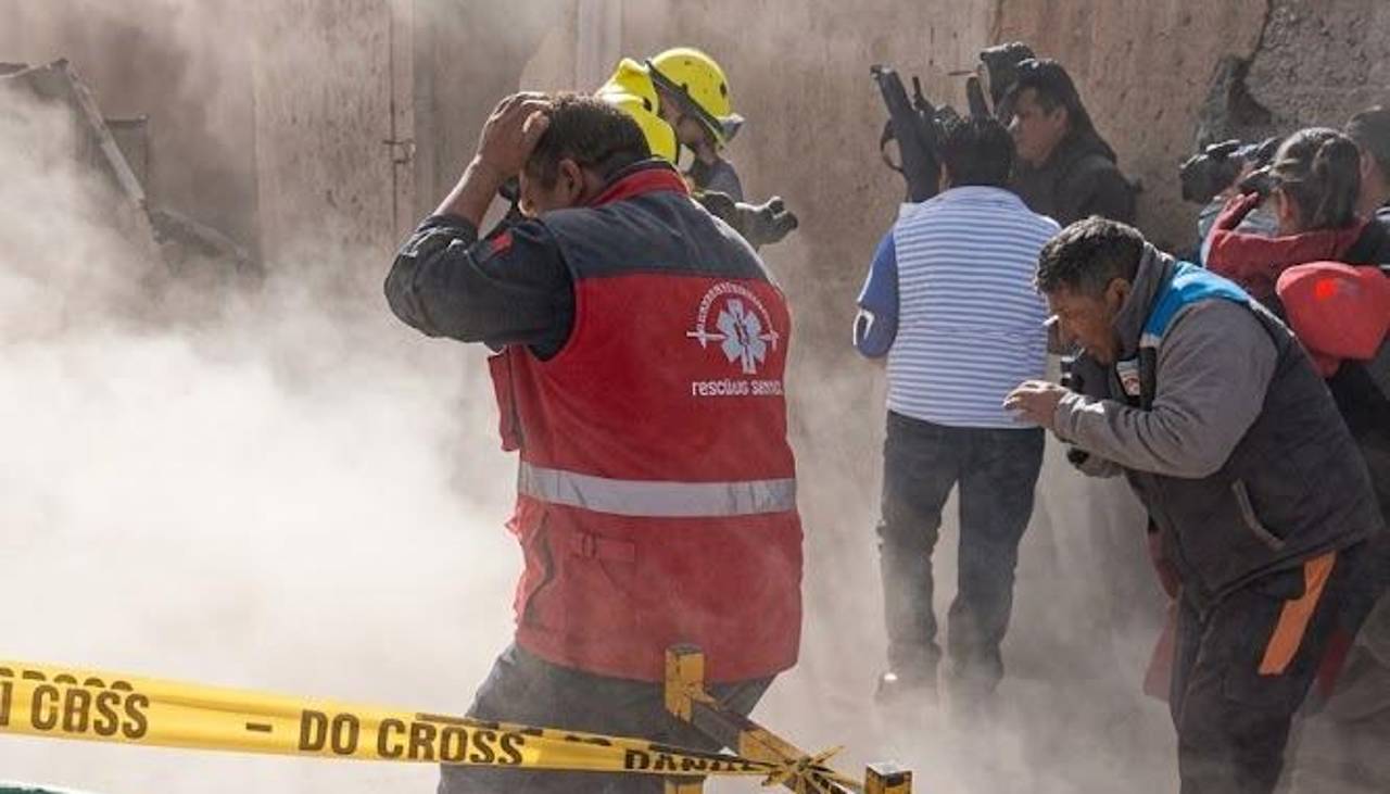 Difunden imágenes de los momentos exactos de las explosiones en un cuartel de Viacha