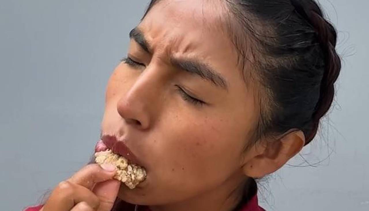 Albertina enseña a preparar un rico y crocante cuero de chancho