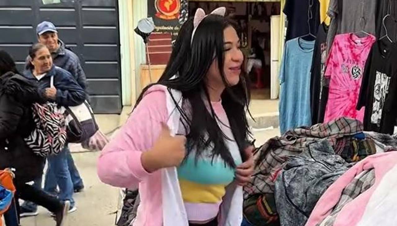 Grecia Añez fue de compras a la ‘interminable’ Feria 16 de Julio de El Alto ¿Cómo le fue? 