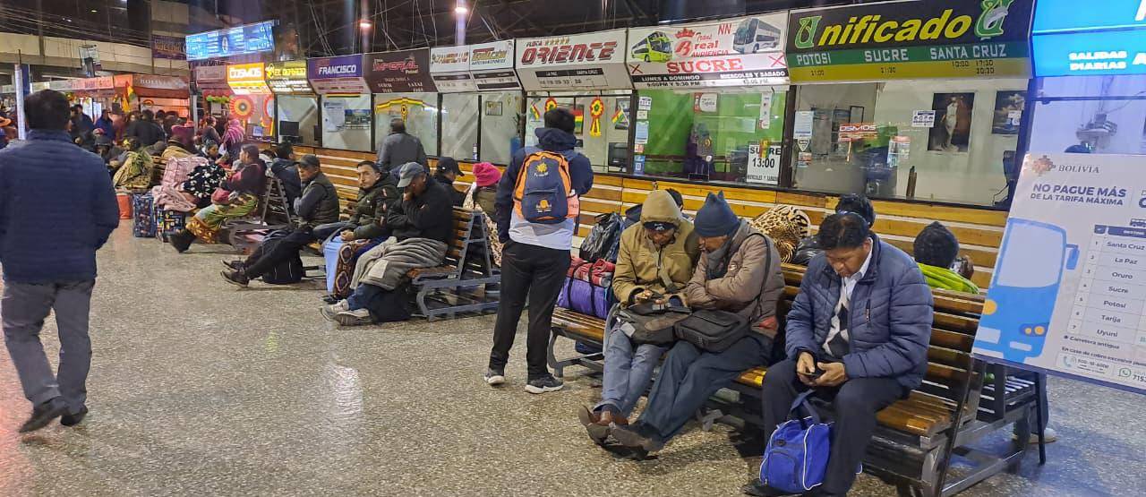 Conozca el horario de salida de los últimos buses de la Terminal de Cochabamba antes de las elecciones