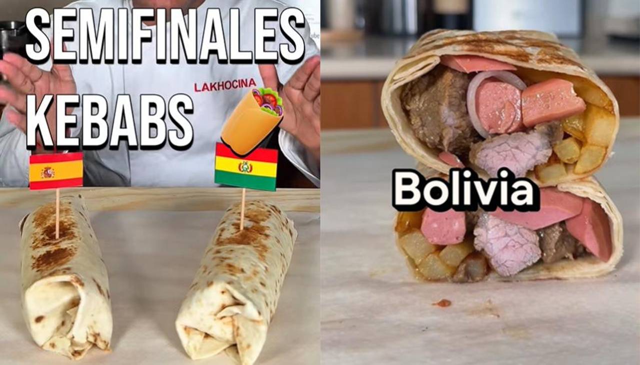 ¿Pique macho en kebab? Así compite un platillo boliviano en un mundial de comida en TikTok