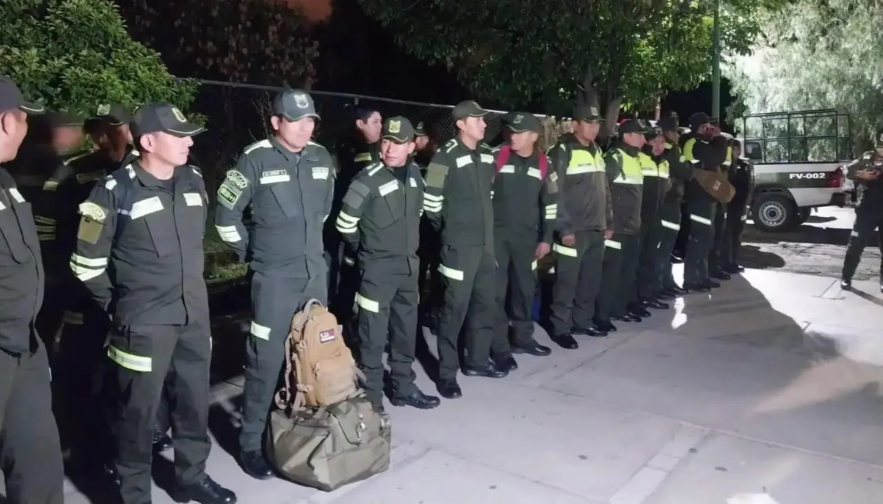 Tras 40 días, la Policía retorna al trópico de Cochabamba y ministro Ríos urge a los alcaldes sumarse al plan