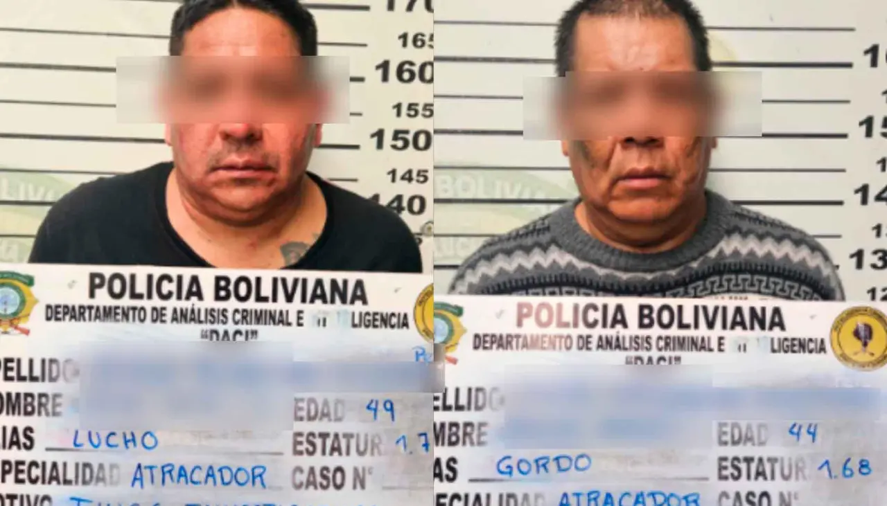Caen dos miembros de una banda involucrada en cinco atracos armados en Cochabamba 