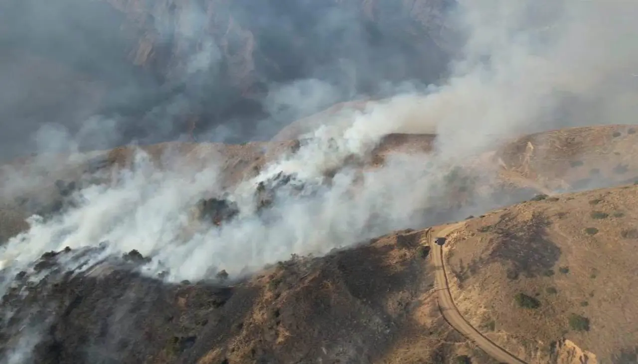 Incendio forestal amenaza Quirusillas en el municipio tarijeño de San Lorenzo